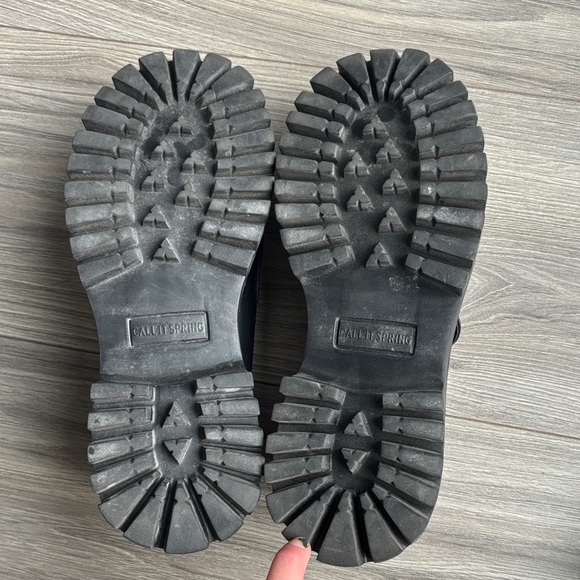 Black Loafers with Silver Accents - Picture 4 of 5